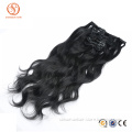 Brazilian Body Wave Double Weft Hair Extension Human Clip In Hair Extensions